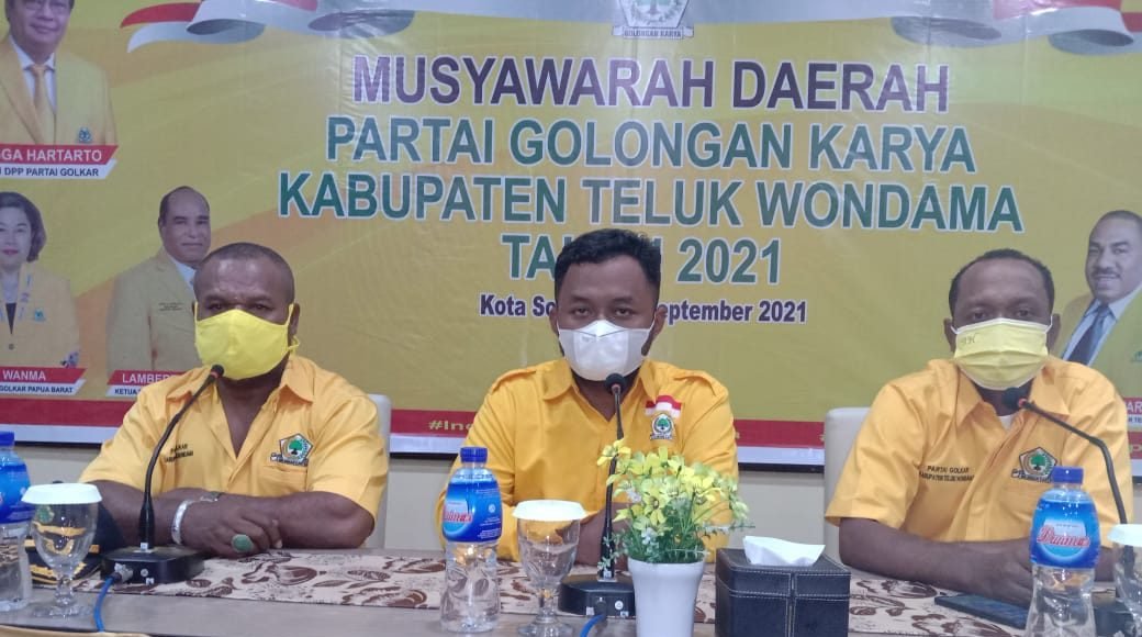 musda golkar teluk wondama