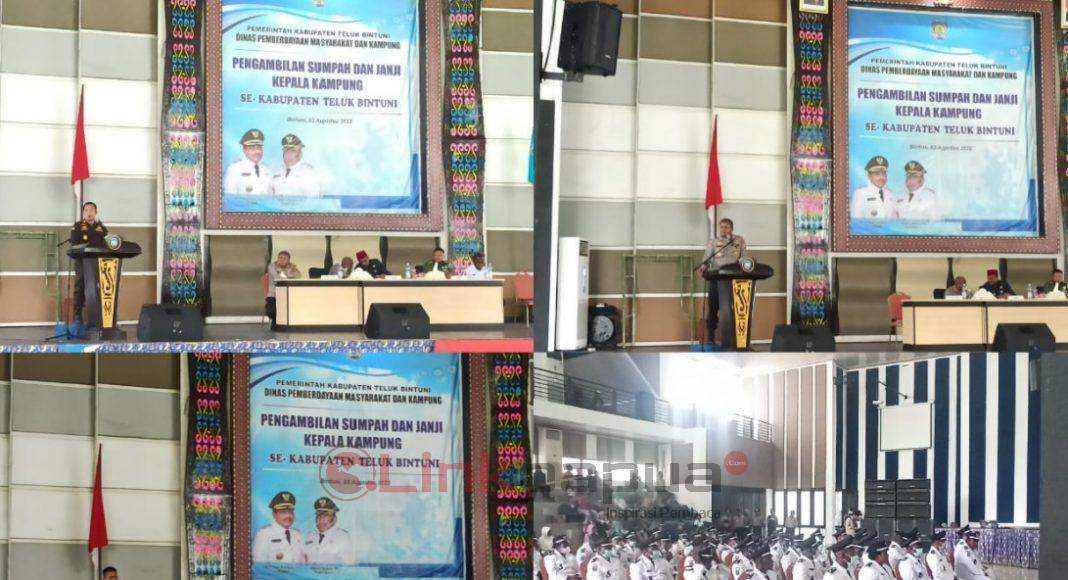 pelantikan kepala kampung bintuni