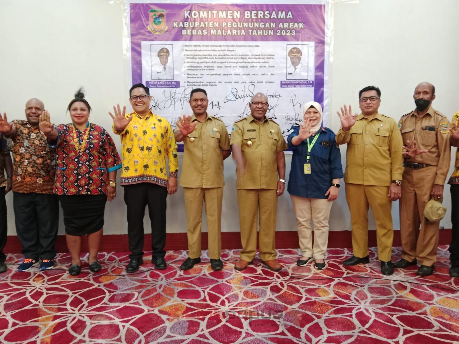 bupati pegaf malaria