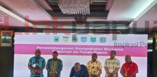 6 Gubernur Se-Papua Teken 9 Poin NbCS di Manokwari, Ini Isinya