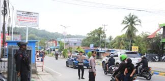 Polda Papua Barat Intensifkan Strong Point Jelang Berbuka Puasa