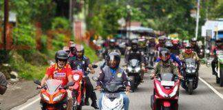 Gubernur Papua Barat Riding Santai Bareng Kodam XVIII/Kasuari ke Yonif 761 Warmare
