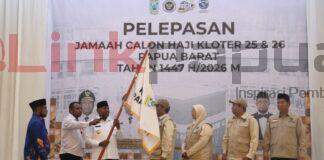Gubernur Papua Barat Lepas 143 Jemaah Calon Haji: Jaga Kesehatan-Nama Baik Daerah