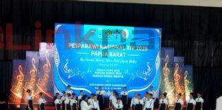 9 Bulan Berlatih, Paduan Suara Remaja Pemuda Papua Barat Tuai Pujian di Pesparawi