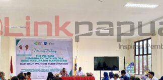 Bupati Hermus Sambut Pembinaan Tata Kelola RSUD Manokwari