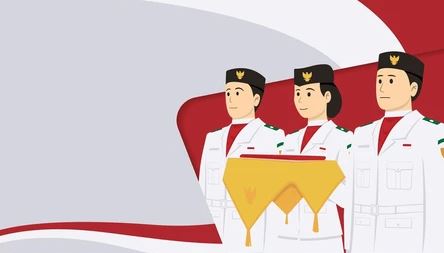 ilustrasi paskibraka shutterstock