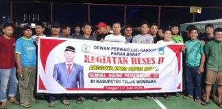 Legislator Papua Barat Samuel Agung Reses di Wondama, Warga Minta Speedboat-Nakes