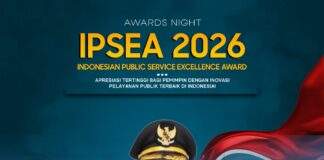 IPSEA 2026 Anugerahkan Yohanis Manibuy Penghargaan Pemimpin Daerah Terbaik dari Indonesia Timur