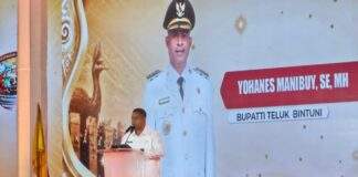 Bupati Teluk Bintuni di Penutupan Pesparani IV Papua Barat: Tidak Ada yang Kalah!