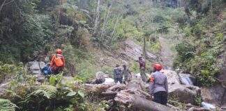 Tim SAR Gabungan Sisir 1,6 Km Sungai Air Terjun Memti Pegaf Cari Presenter TVRI, Hasil Masih Nihil