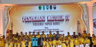 Manokwari Juara Paduan Suara Anak Pesparani IV Papua Barat, Kaimana Runner-up