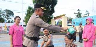 32 Personel Polres Mansel Naik Pangkat, Kapolres Minta Tingkatkan Integritas