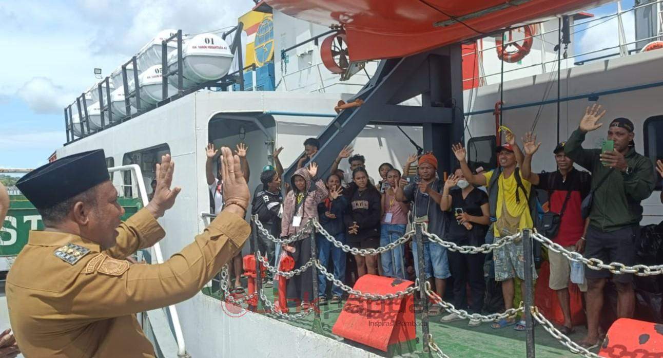 wabup joko antar kepulangan