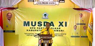 Musda XI Golkar Manokwari Jadi Momentum Terakhir di Gedung Bersejarah