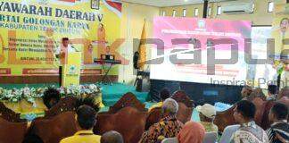 Joko Lingara di Musda Golkar Bintuni: Jangan Asyik Menyerang, Lupa Pertahanan Bisa Kalah