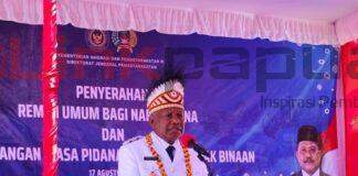 Gubernur Papua Barat Bacakan Sambutan Menteri, 173.706 Narapidana Terima Remisi HUT Ke-81 RI