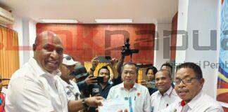 Lakotani Kembalikan Formulir Calon Ketua KONI Papua Barat, 23 Cabor-4 Pengkab Dukung