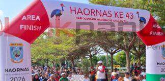 Haornas Ke-43, Lakotani Ajak ASN Papua Barat Tetap Olahraga di Tengah Kesibukan Kantor