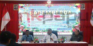 Waktu Efektif Tinggal 2 Bulan, DPRP Papua Barat Kejar Finalisasi Regulasi dan APBD 2027