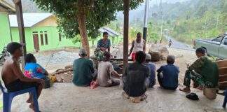 Kapten Inf Hendro Motivasi Satgas TMMD Ke-130 Kodim 1808/Mansel Agar Tetap Semangat Dalam Bekerja