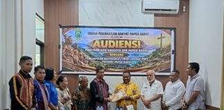 DPRP Papua Barat Terima Audiensi Perkumpulan Timor Lorosae, Siap Dikukuhkan