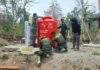 Pipanisasi TMMD Ke-130 Masuki Tahap Akhir, Tandon 1.200 Liter Disiapkan untuk Warga Yamboi 