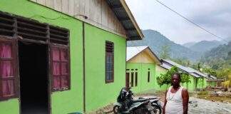 Kepala Kampung Yamboi Sampaikan Terima Kasih Kepada Satgas TMMD Ke-130